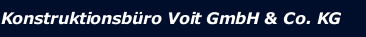 Konstruktionsbüro Voit GmbH & Co. KG